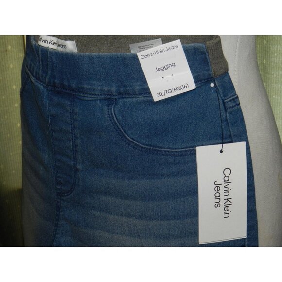 NWT Calvin klein jean jegging XL / 16 stretch jeans med wash NEW - Picture 4 of 5